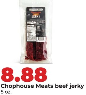 Chophouse Meats beef jerky