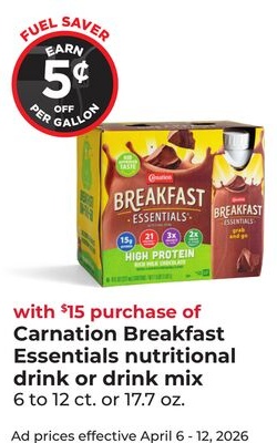 Carnation Breakfast Essentials nutritional drink or drink mix