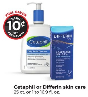 Cetaphil or Differin skin care