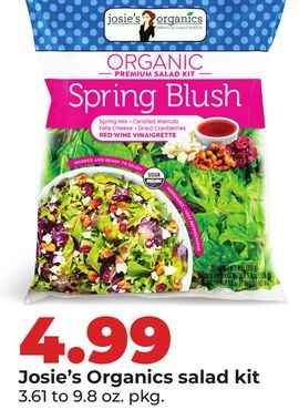 Josie's Organics salad kit