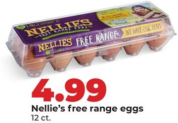 Nellie's free range eggs