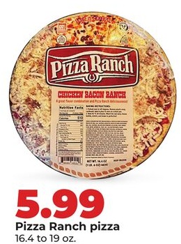 Pizza Ranch pizza