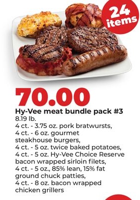 Hy-Vee meat bundle pack #3