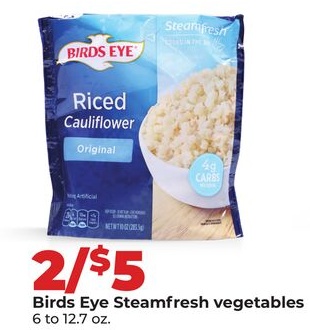 Birds Eye Steamfresh vegetables