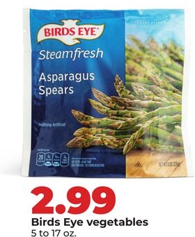 Birds Eye vegetables