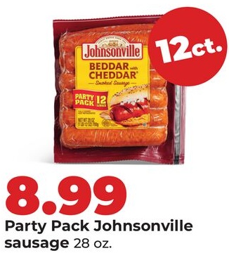 Party Pack Johnsonville sausage