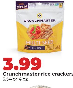 Crunchmaster rice crackers