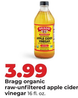 Bragg organic raw-unfiltered apple cider vinegar