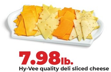 Hy-Vee quality deli sliced cheese