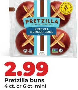 Pretzilla buns