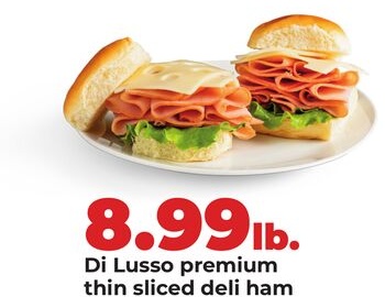 Di Lusso premium thin sliced deli ham
