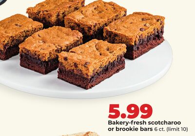 Bakery-fresh scotcharoo or brookie bars