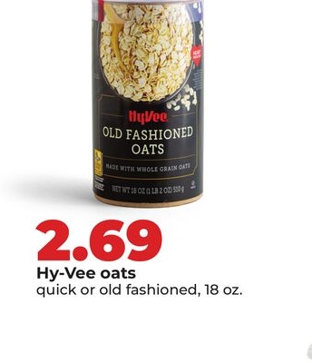 Hy-Vee oats