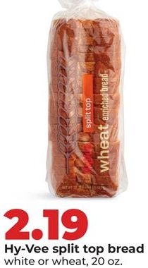 Hy-Vee split top bread