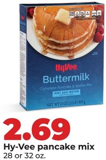 Hy-Vee pancake mix