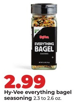 Hy-Vee everything bagel seasoning