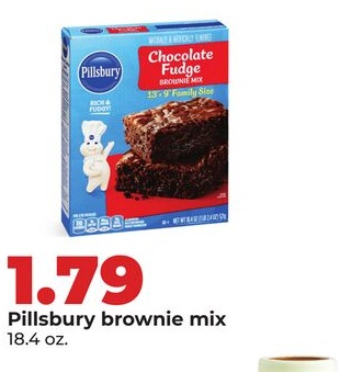 Pillsbury brownie mix