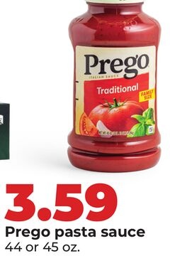 Prego pasta sauce
