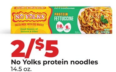 No Yolks protein noodles