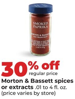 Morton & Bassett spices or extracts