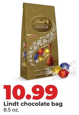 Lindt chocolate bag