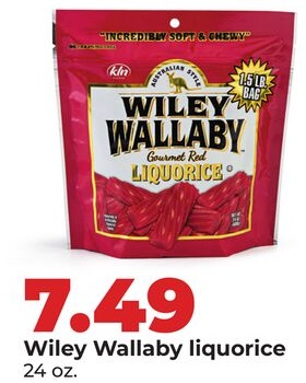 Wiley Wallaby liquorice