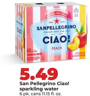 San Pellegrino Ciao! sparkling water