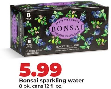 Bonsai sparkling water