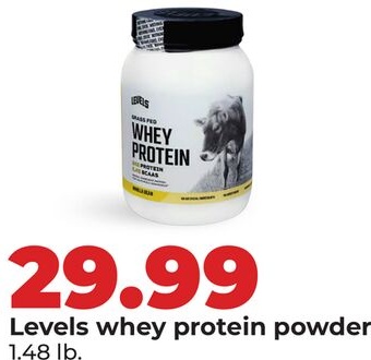 Levels whey protein powder