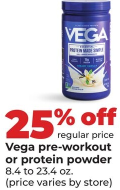 Vega pre-workout or protein powder