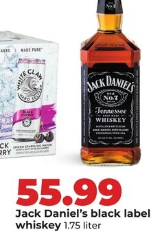 Jack Daniel's black label whiskey