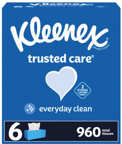 Kleenex Facial Tissue Flats*