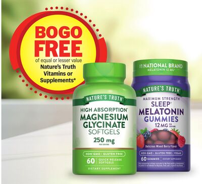 Nature's Truth Vitamins or Supplements*