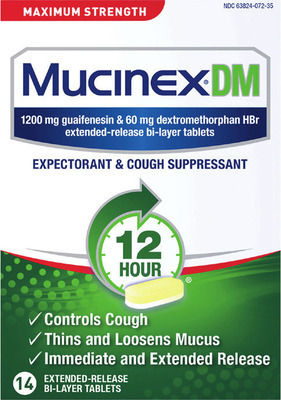 Delsym 5 oz. or Mucinex Products* 14 ct.