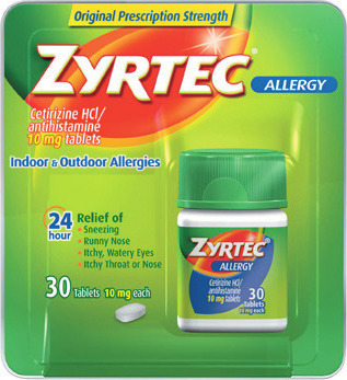 Zyrtec Adult or Children's 5 or 10mg Products*