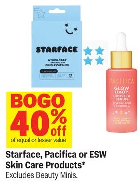 Starface, Pacifica or ESW Skin Care Products*