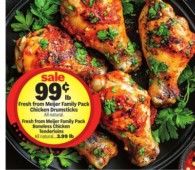Fresh from Meijer Family Pack Chicken Drumsticks