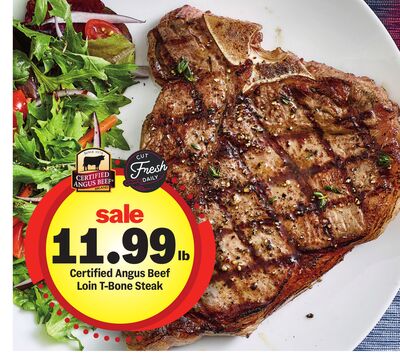 Certified Angus Beef Loin T-Bone Steak