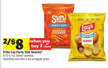 Frito-Lay Party Size Snacks