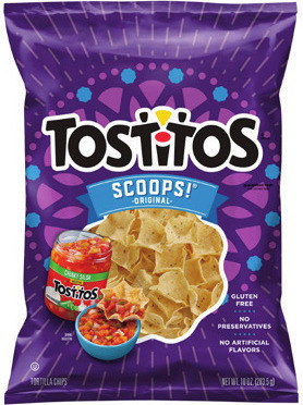 Tostitos Tortilla Chips 9-14.425 oz., SunChips 7 oz., Ruffles 8-8.5 oz. or Smartfood Popcorn 5.5-7 oz.