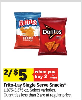 Frito-Lay Single Serve Snacks*