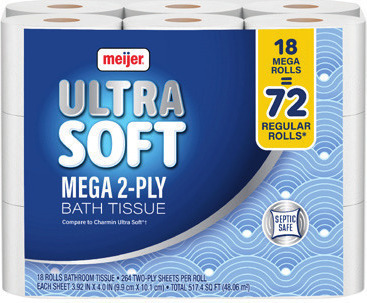 Meijer Ultra Bath Tissue