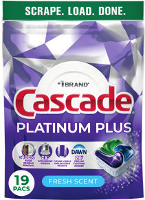 Cascade Action Pacs 19-33 ct., Dawn Powerwash Refills 2 ct./43 oz. or Dawn Liquid Dish Soap* 51.5-67 oz. Mfr