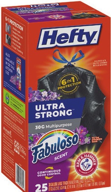 HEFTY TRASH BAGS
