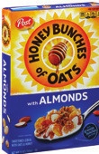 POST PEBBLES OR HONEY BUNCHES OF OATS CEREAL
