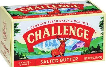 Challenge or Danish Creamery Butter Quarters