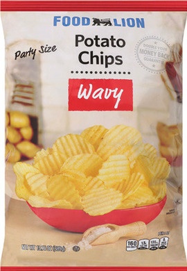 Food Lion Party Size Potato Chips