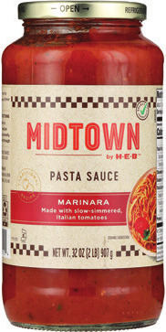Midtown by H-E-B Alfredo, Butternut or Red Pasta Sauce