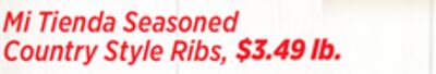 Mi Tienda Seasoned Country Style Ribs