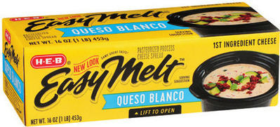 H-E-B Easy Melt Original or Blanco Cheese Spread